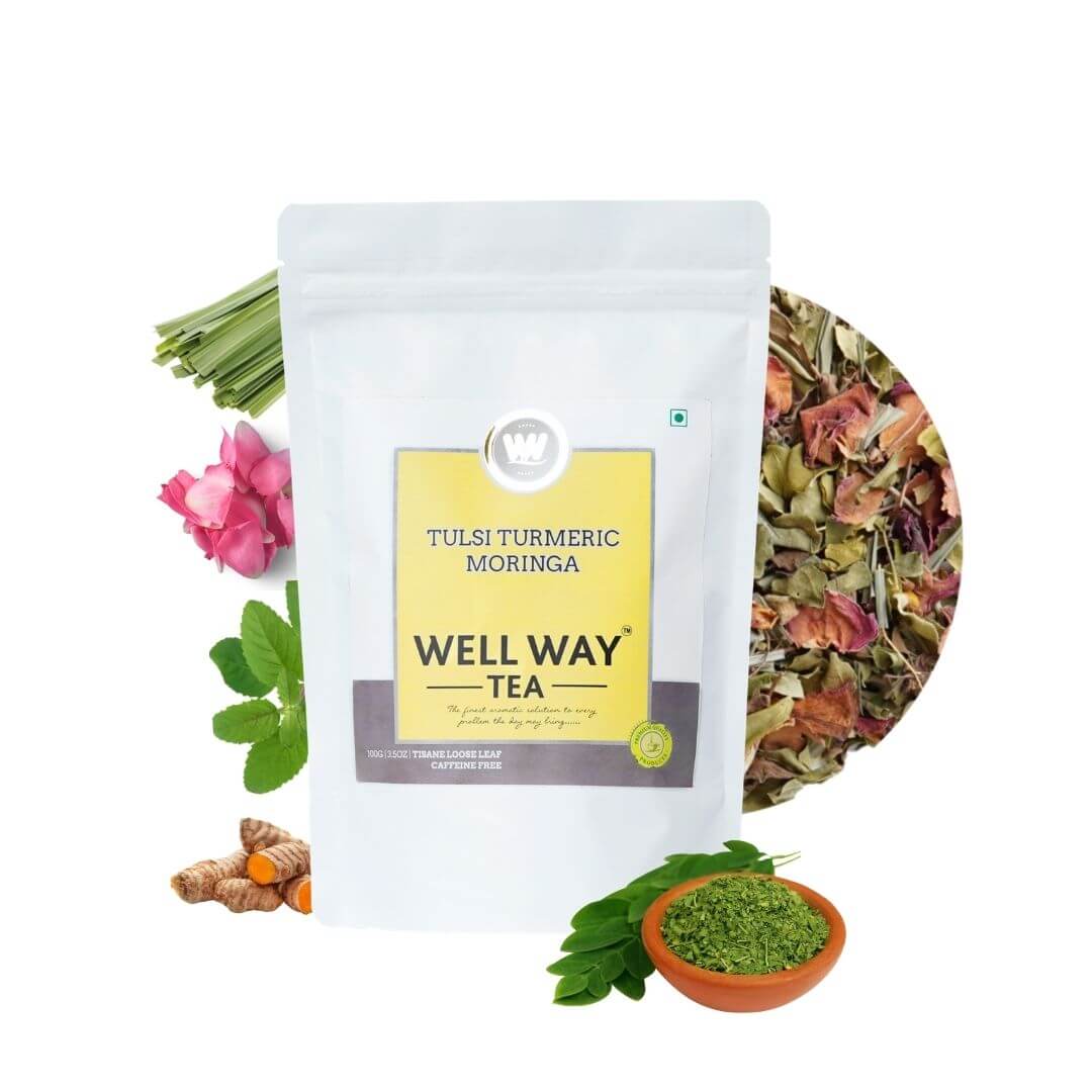 Wellway tea - Tulsi Turmeric Moringa